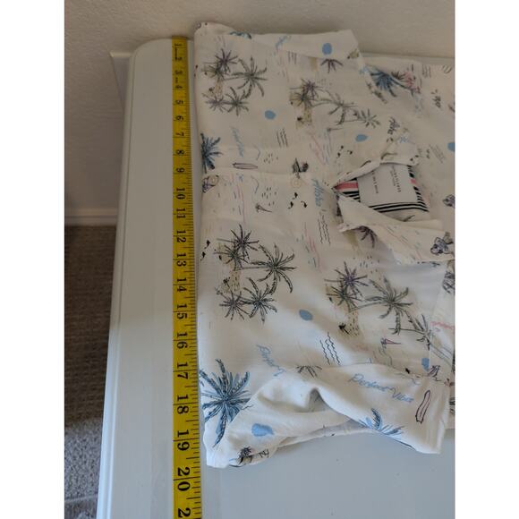 Denim & Flower Ricky Singh Hawaiian Button Down Shirt Men Size Small Vacation - Picture 11 of 11